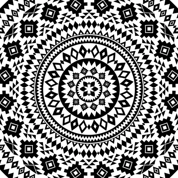 Mandala. Astratto cerchio vettore ornamento geometrico . — Vettoriale Stock