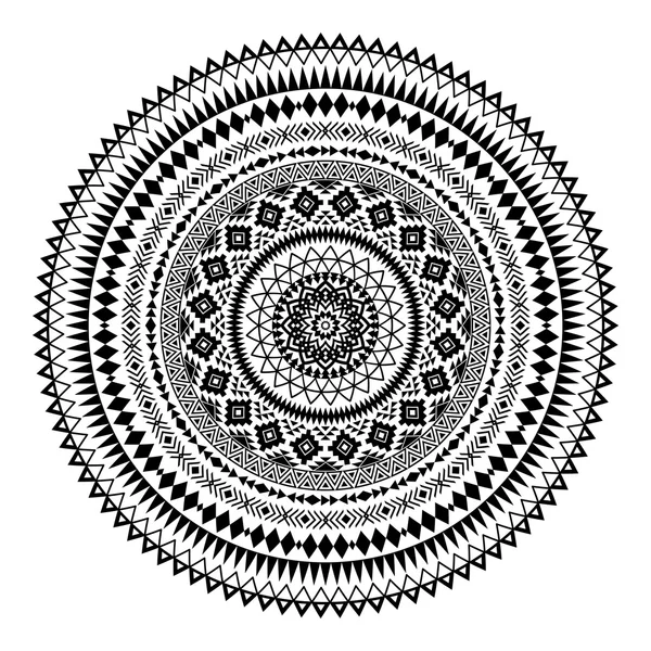 Mandala. Abstrato círculo vetor ornamento geométrico . — Vetor de Stock