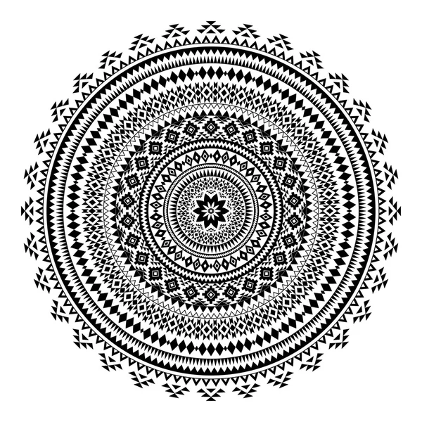 Mandala. Abstrato círculo vetor ornamento geométrico . — Vetor de Stock