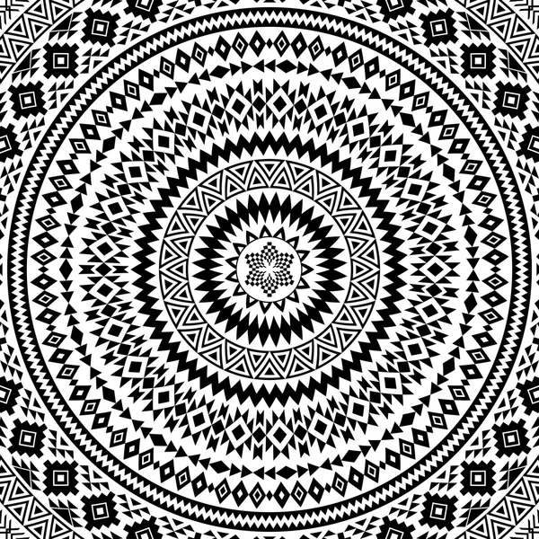 Mandala. abstrakter Kreisvektor geometrisches Ornament. — Stockvektor