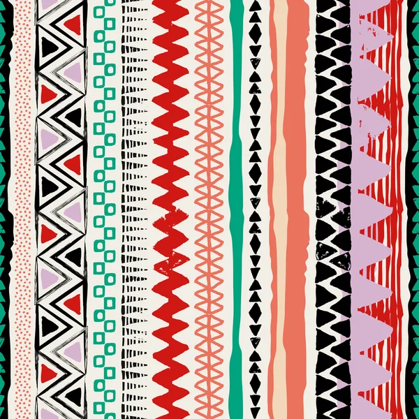 Abstrato padrão sem emenda vetor tribal — Vetor de Stock