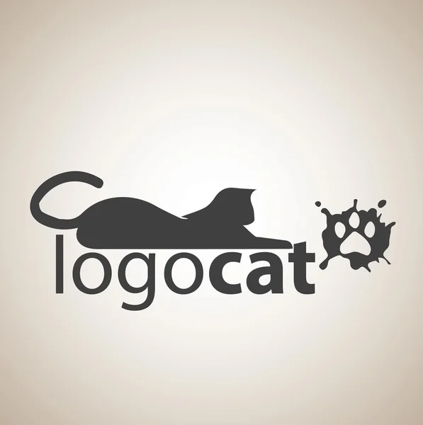 Design do logotipo do gato —  Vetores de Stock