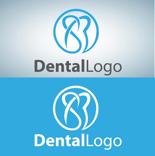 Diseño del logotipo dental — Archivo Imágenes Vectoriales