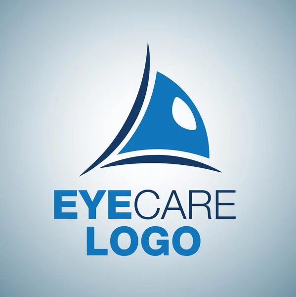 Logo zur Augenpflege — Stockvektor