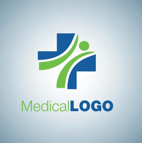 Diseño del logotipo médico — Vector de stock