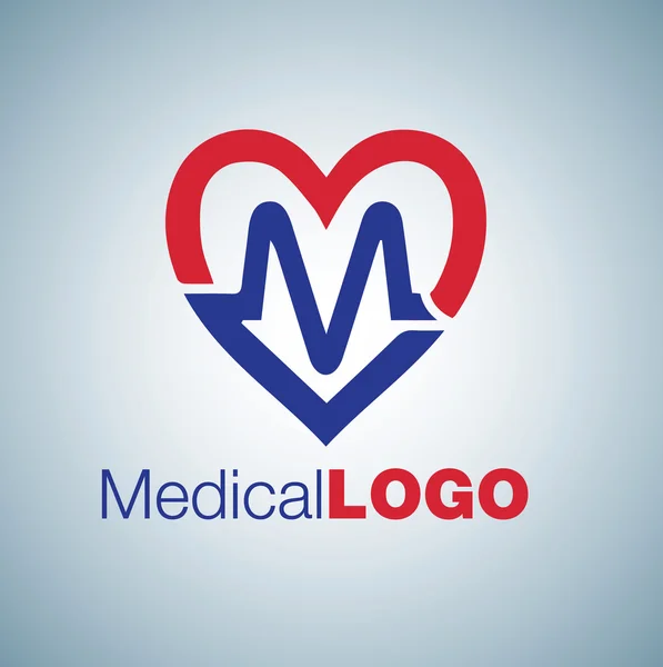 Design des medizinischen Logos — Stockvektor