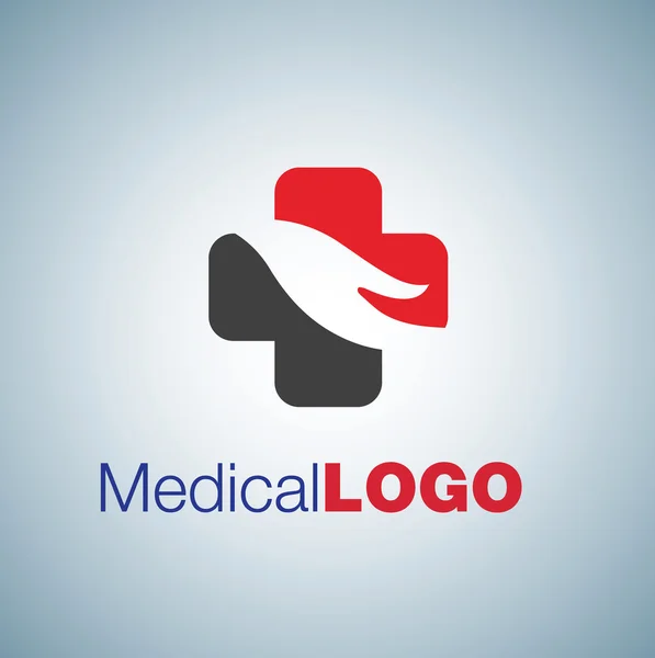 Medical logo design — Stock Vector