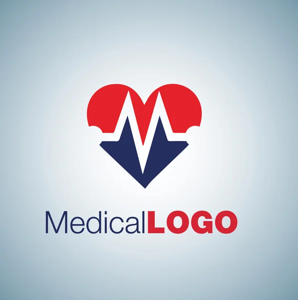 Design des medizinischen Logos — Stockvektor