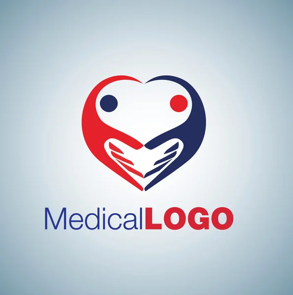 Design del logo medico — Vettoriale Stock
