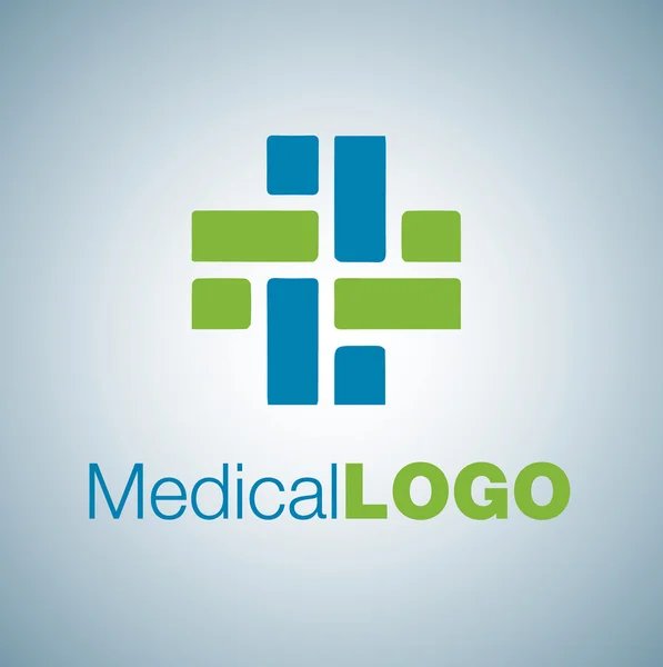 Medical logo design — Stock Vector