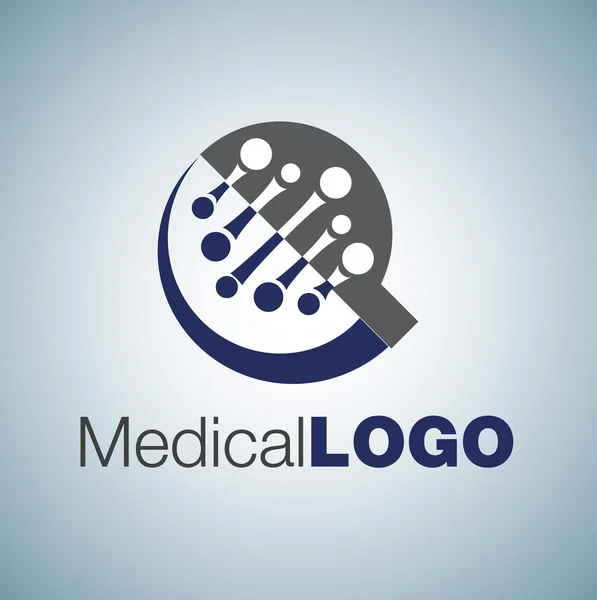 Medical logo design — Stock Vector