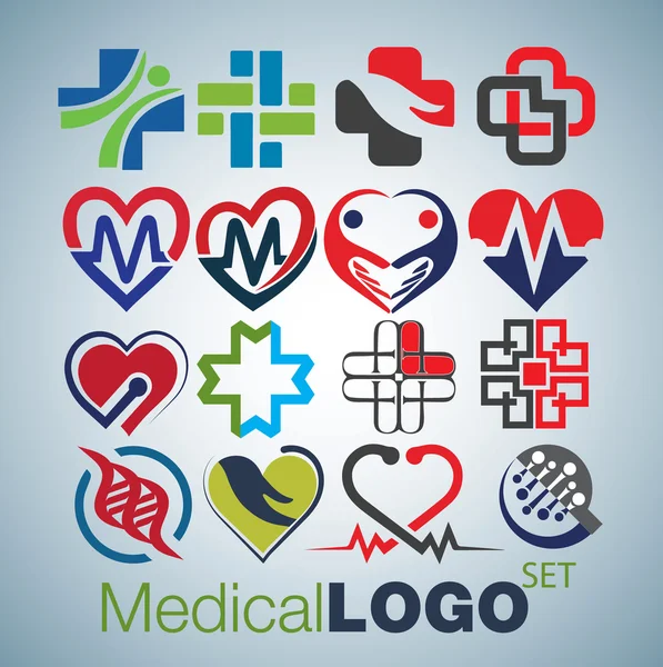 Orvosi Logo tervezés — Stock Vector
