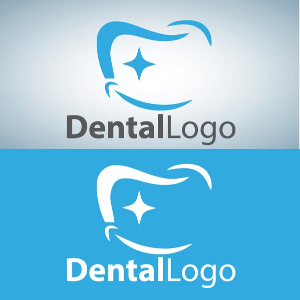 歯科のロゴの設計 ストックベクター