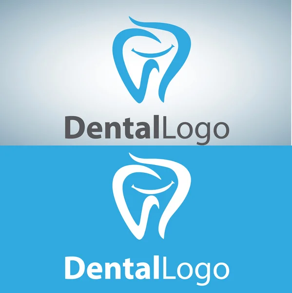 歯科のロゴの設計 ロイヤリティフリーストックベクター