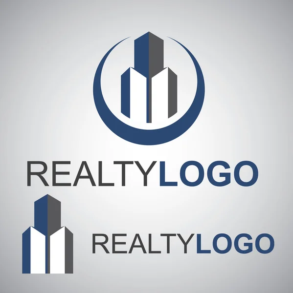 Realty logo design — Stock Vector