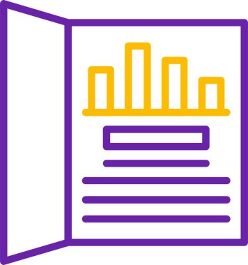 Verileri ve istatistikleri gösteren renkli bilgi