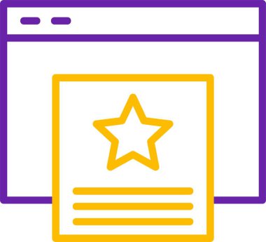 Yıldız derecelendirme ve bilgi gösteren web sayfası