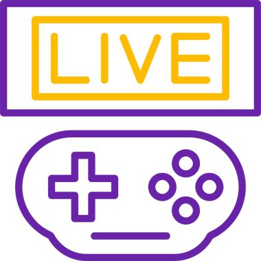 Çevrimiçi Oyun. Web simgesi basit tasarım