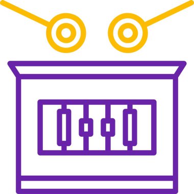 davul. Web simgesi basit tasarım