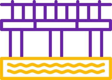 Köprü yapısının renkli grafiği