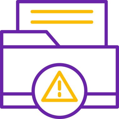 Hata web simgesinin vektör illüstrasyonu      