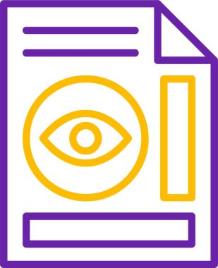 Manzara. Web simgesi basit illüstrasyon 