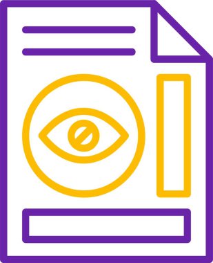 Saklan! Web simgesi basit illüstrasyon 