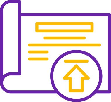 Web tasarım simgesi yükle. vektör illüstrasyonu       