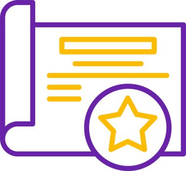 Kaliteli. Web simgesi basit illüstrasyon