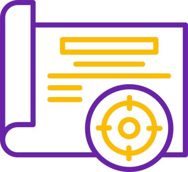 Hedef web simge vektör çizim       