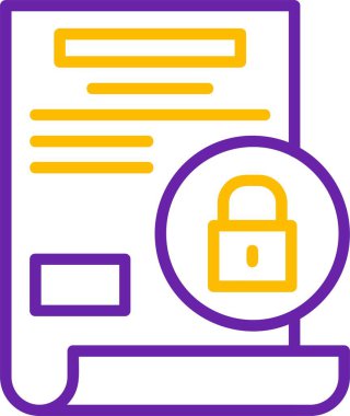 Erişimi kaldır. Web simgesi basit illüstrasyon