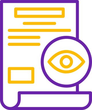 Manzara. Web simgesi basit illüstrasyon