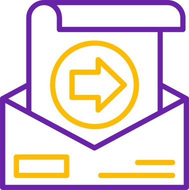 Tekrar yap. Web simgesi basit illüstrasyon