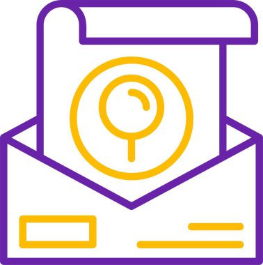 Ara. Web simgesi basit illüstrasyon