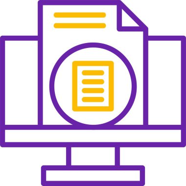 Modern Okuma simgesinin vektör illüstrasyonu        