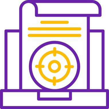 Hedef web simge vektör çizim       