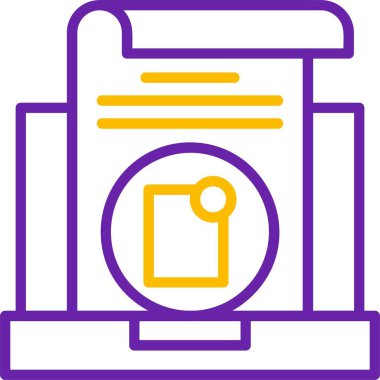 Dairesel mühürlü ve metin satırlı belge