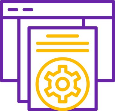 Modern Gelişim simgesinin vektör çizimi    