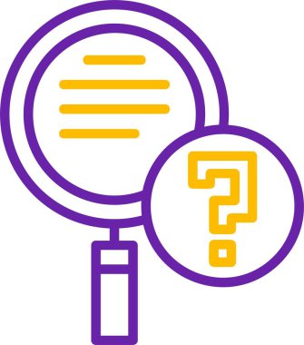 soru işareti web simge vektör çizim        