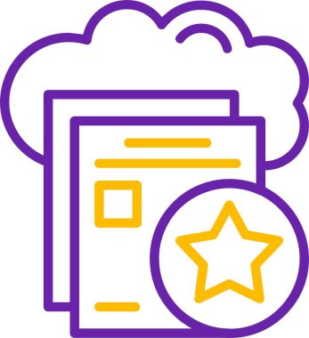 Kaliteli. Web simgesi basit illüstrasyon       