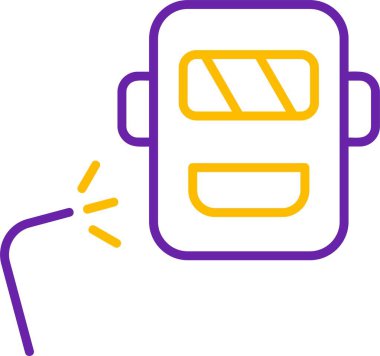 Koruyucu güneşliği ve tasarımı olan kaynak miğferi