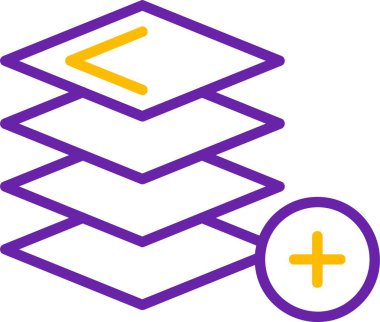 Katmanlar web sitesi simgesi. vektör illüstrasyonu                 