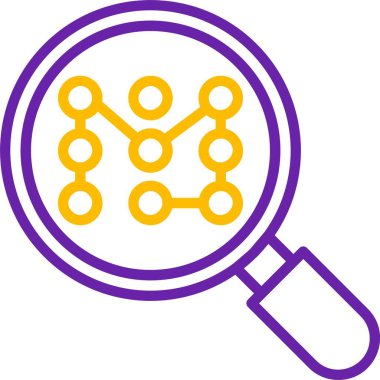 Kalıp tanıma. Web simgesi basit vektör illüstrasyonu              