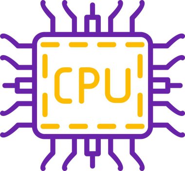 bilgisayar vektörü renk ağı beyaza izole edildi