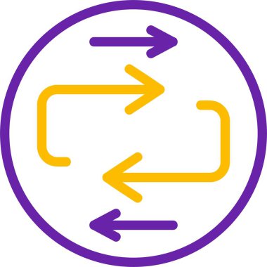 Web ağ simgesini yeniden yükle. vektör illüstrasyonu                 