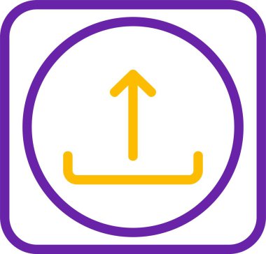 Web tasarım simgesi yükle. vektör illüstrasyonu       