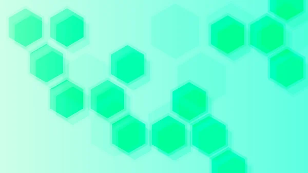 六角形绿色背景、 eps10、 矢量 — 图库矢量图片