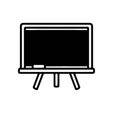 Easel Eğitim ve Öğrenim Konsepti Tahtası, Sunumlar, Dersler ve Sınıf Ayarları İçin İdeal. Çok Yönlü Okul Simgesi