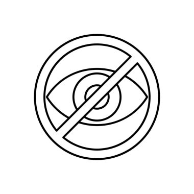 Görünmez ve Saklı Bir Simge Gizlilik, Mahremiyet ve Görünmezlik, Gizlilik ve Kısıtlı Erişim Konsepti