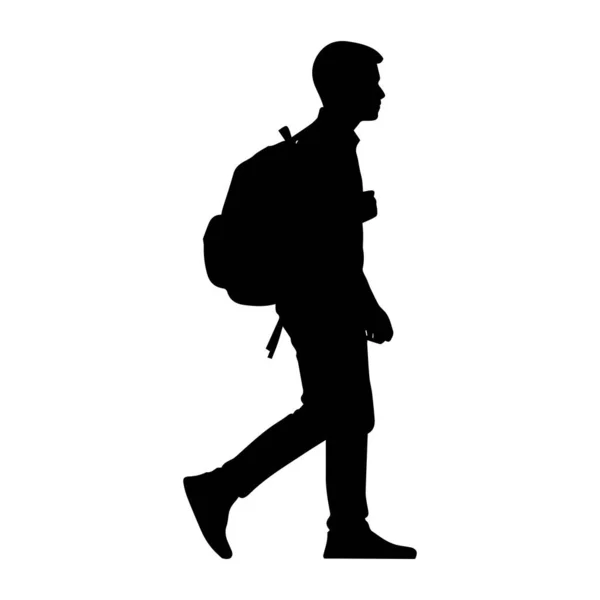 Bir Sırt Çantası Öğrencisinin EPS Silueti Çok Yönlü Eğitim Tasarım Kaynağı